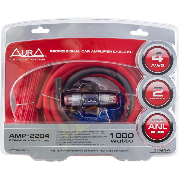 Комплект проводов AURA AMP-2204