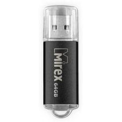 USB Flash MIREX Unit Black 64GB (13600-FMUUND64)