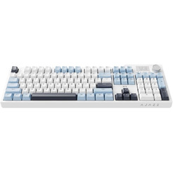 Клавиатура AJAZZ AK35I V3 Sea Salt Switch (синий/белый/черный)