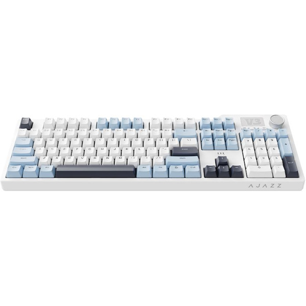 Клавиатура AJAZZ AK35I V3 Sea Salt Switch (синий/белый/черный)