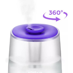 Увлажнитель воздуха Kitfort KT-2842-1 (бело-фиолетовый)