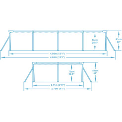 Бассейн Bestway Steel Pro 56405 (400х211х81)