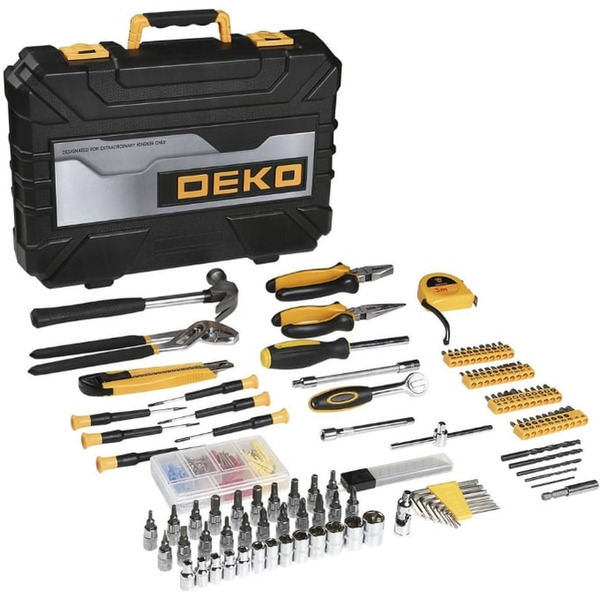 Набор инструментов для дома DEKO DKMT196 (065-0215) , 196 предметов