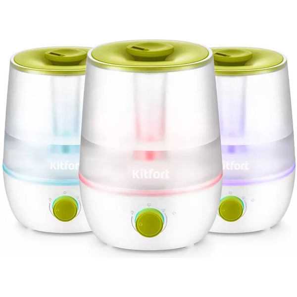 Увлажнитель воздуха Kitfort KT-2842-2 (бело-салатовый)