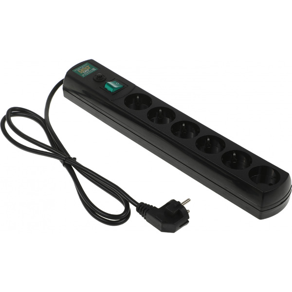 Сетевой фильтр Most LRG 1.6м (6 розеток) черный