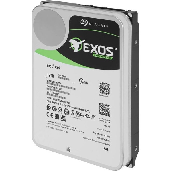 Жесткий диск Seagate Exos X24 12TB ST12000NM007H