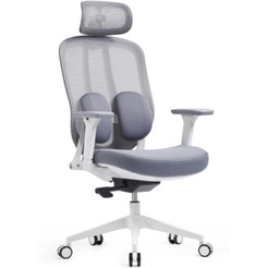 Офисное кресло SPARX FT-18 Pillow White (серый)