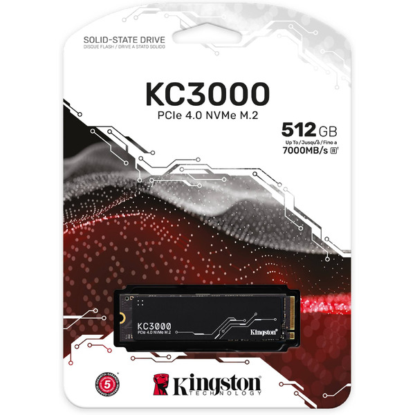 SSD диск Kingston KC3000 512GB SKC3000S/512G