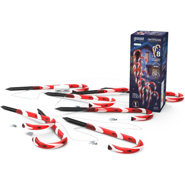 Светильник новогодний Gauss Holiday " Волшебные конфеты" HL011, 8 шт