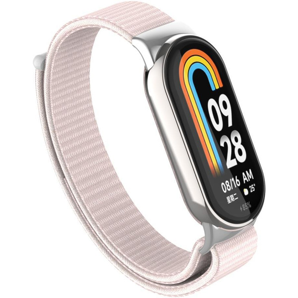 Ремешок Bingo Nylon для Xiaomi Mi Band 8 Пудровый