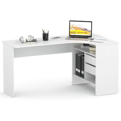 Стол Сокол СПм-25 (правый, белый)