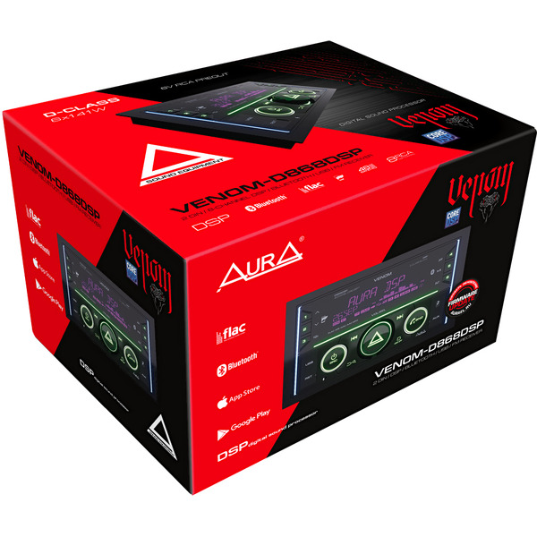 USB-магнитола Aura Venom-D868DSP