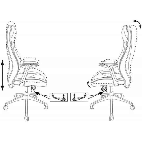 Кресло Бюрократ Zen (черный)