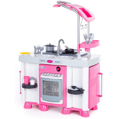 Детская кухня Полесье Carmen №7 с посудомоечной машиной и варочной панелью 47991