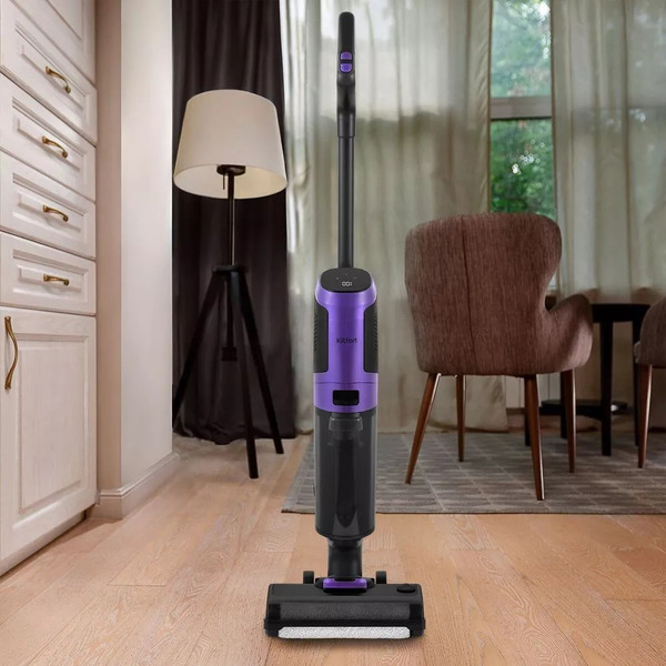 Вертикальный беспроводной моющий пылесос Kitfort КТ-5176