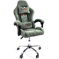 Вибромассажное кресло Calviano ASTI ULTIMATO green fabric