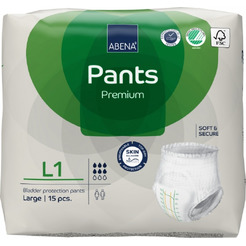 Подгузники-трусики для взрослых Abena Pants Premium L1 (Large) 15шт