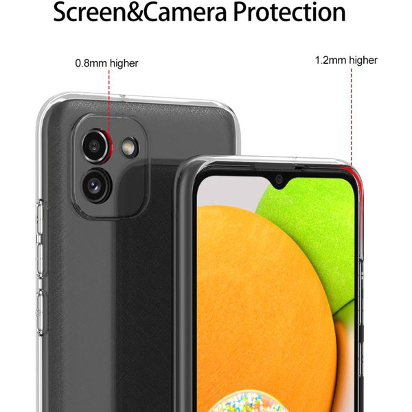 Бампер Bingo TPU 2.0mm для SAMSUNG A03 Белый