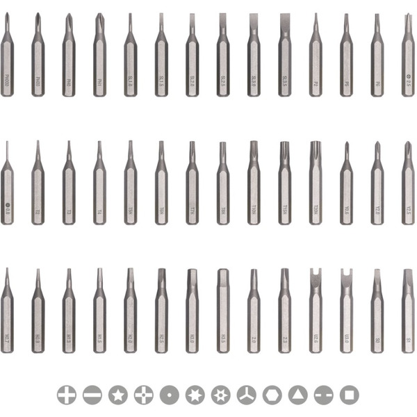 Набор отвертка с битами Yenkee YPT 02 (42 предмета)