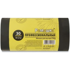 Мешки для мусора РОМАШКА Профессиональные ПФ-30/30/20 (30 л, 20 шт)
