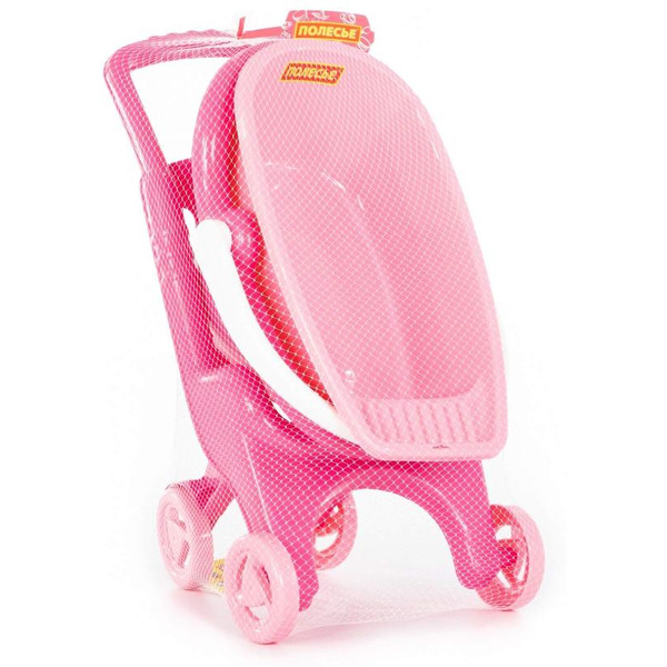 Коляска для кукол Полесье Pink Line 3х1 42842