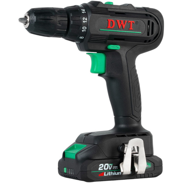 Дрель-шуруповерт DWT ABSP-20 NF-2 BMC (с 2-мя АКБ, кейс)