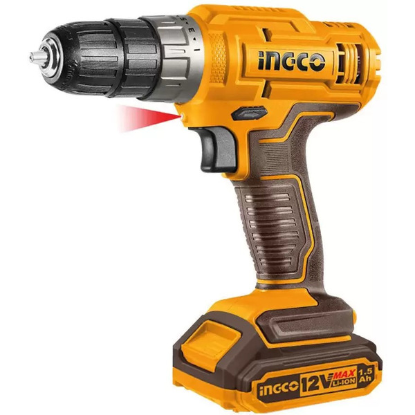Аккумуляторная дрель-шуруповерт INGCO CDLI1218