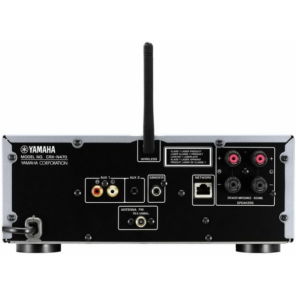 Сетевой CD-ресивер YAMAHA CRX-N470 (черный)