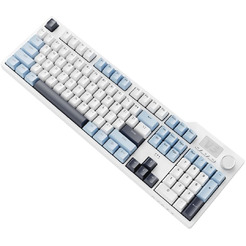 Клавиатура AJAZZ AK35I V3 Sea Salt Switch (синий/белый/черный)