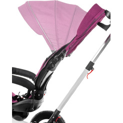 Трехколесный велосипед с ручкой NINO 6688 (красный)