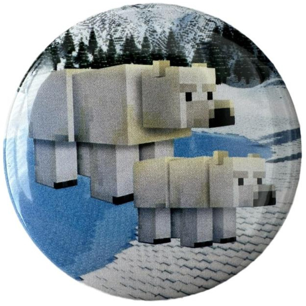 Значок сувенирный "Дай 5 Добру" (Майнкрафт) в ассортименте