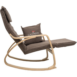 Кресло-качалка Calviano Comfort 1 (коричневый)