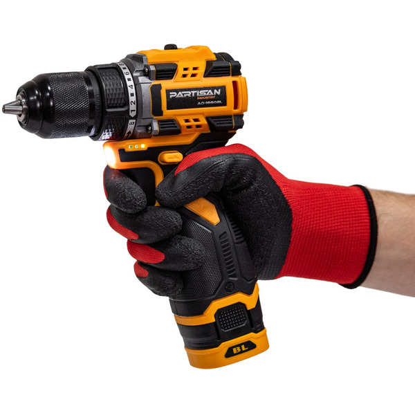 Дрель-шуруповерт Partisan AD-1660BLPSN (с 2-мя АКБ, кейс)