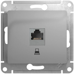 Розетка компьютерная Systeme Electric Glossa GSL000381K