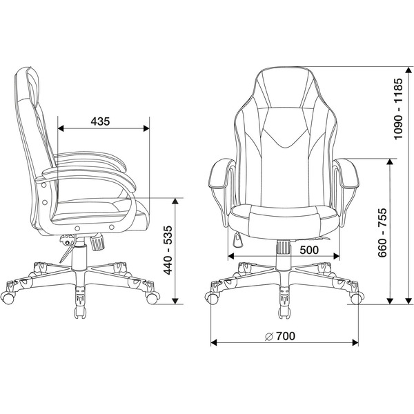 Кресло Zombie Game 17 (черный)