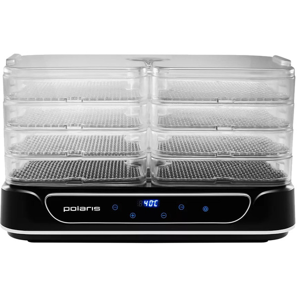 Сушилка для овощей и фруктов POLARIS PFD 1206V (черный)
