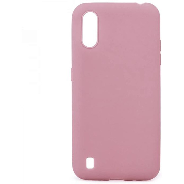 Накладка CASE Matte Samsung Galaxy M01 (темно-розовый)
