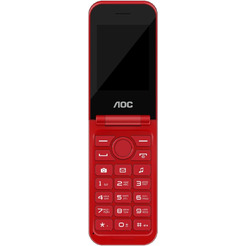 Кнопочный телефон AOC A285 (красный)