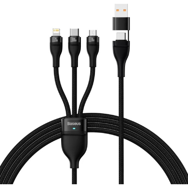 Кабель Baseus USB-C/A - USB-C, microUSB, Lightning CASS030101