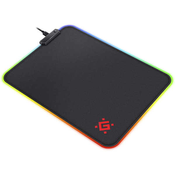 Игровой коврик для мыши DEFENDER 50008 Black L Light
