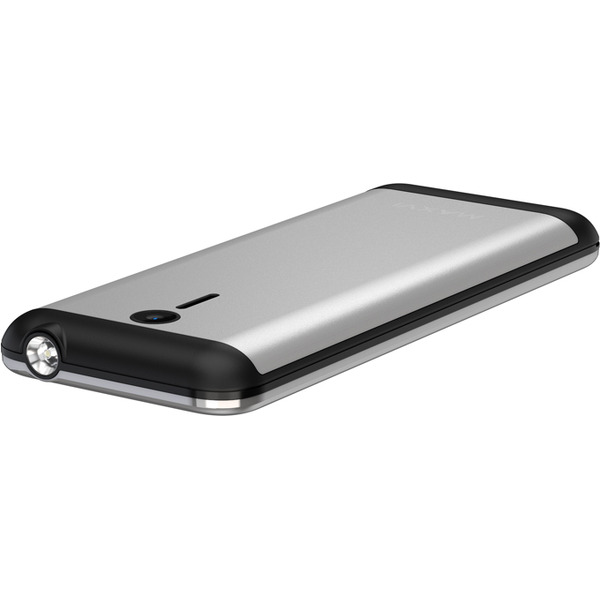 Мобильный телефон Maxvi X10i +ЗУ WC-112 (серебристый)