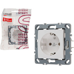Розетка Leiden Electric Steen 806039
