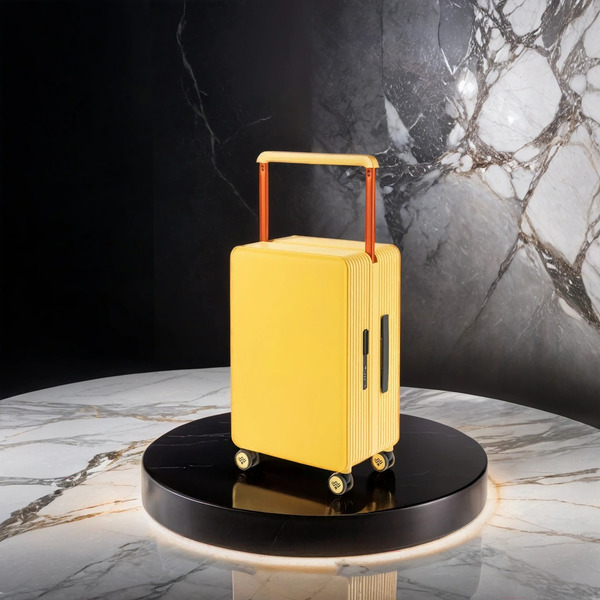 Чемодан DoubleW 005# (M, желтый)