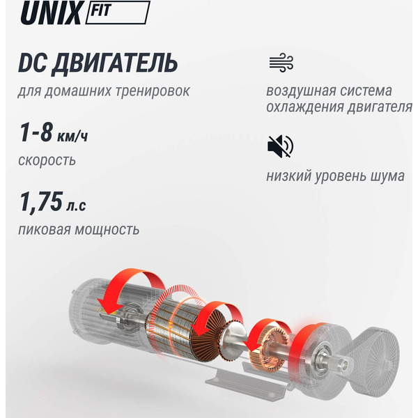 Беговая дорожка UNIX Fit R-210