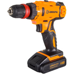 Дрель-шуруповерт Вихрь ДА-18Л-2КC (72/14/34) с 2-мя АКБ, кейс