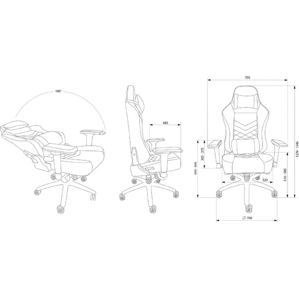 Кресло CACTUS CS-CHR-0112BR (коричневый)