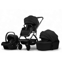 Детская универсальная коляска Bubago Lotta Limited 3 в 1 BG LTD-176-2 (черный)