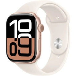 Смарт-часы Apple Watch Series 10 GPS 46мм Rose Gold Aluminium Case Light Blush Sport Band M/L A2999 (MWWU3LW/A)