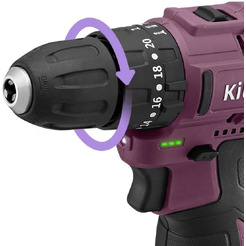 Ударная дрель-шуруповерт Kitfort КТ-6505