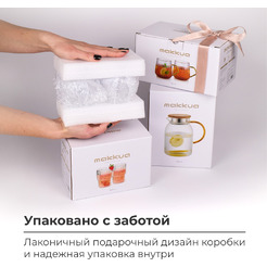 Набор стаканов Makkua Ribbed Glassware RG370